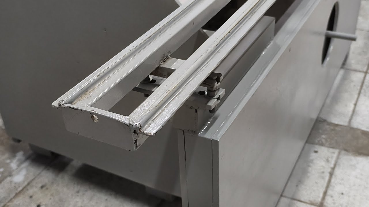 Construção do braço articulado da nova esquadrejadeira de precisão, (fabricação caseira)