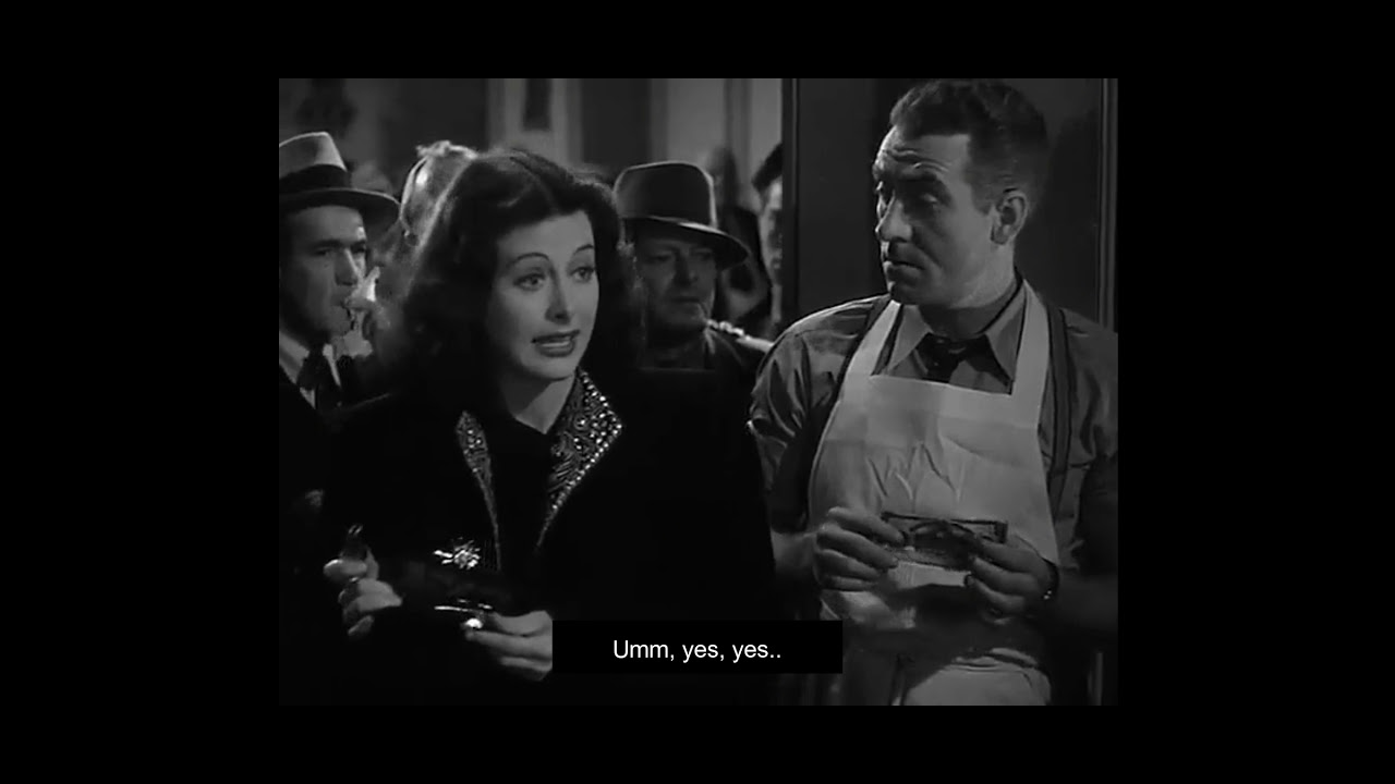 Diner Scene - Come Live With Me (1941)
