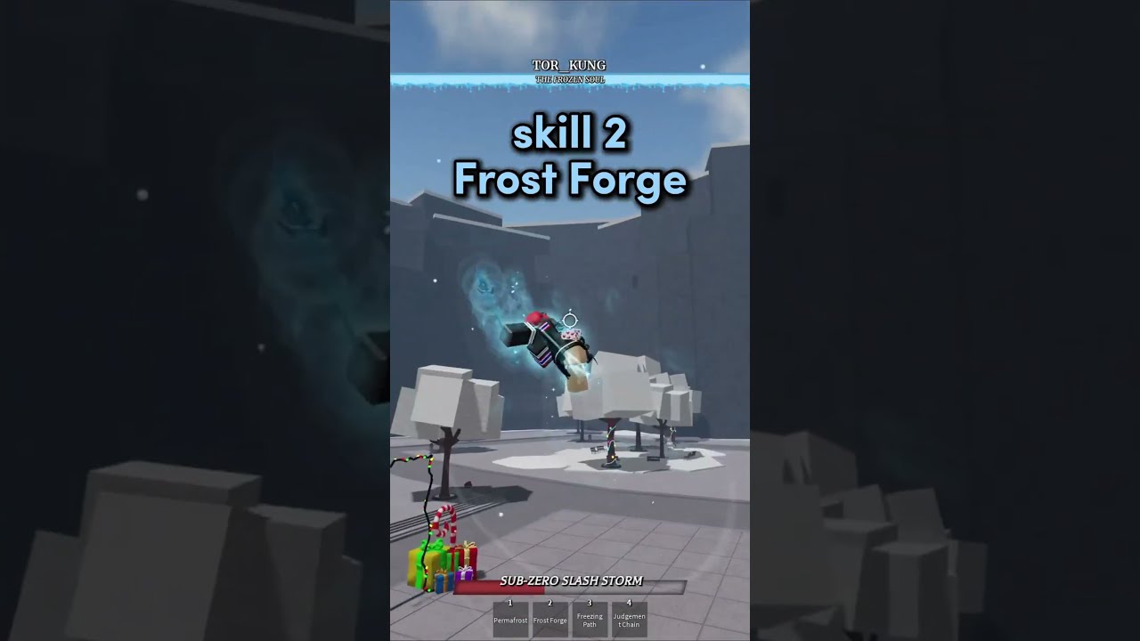 The Frozen soul Review  #strongestbattlegrounds #tsb