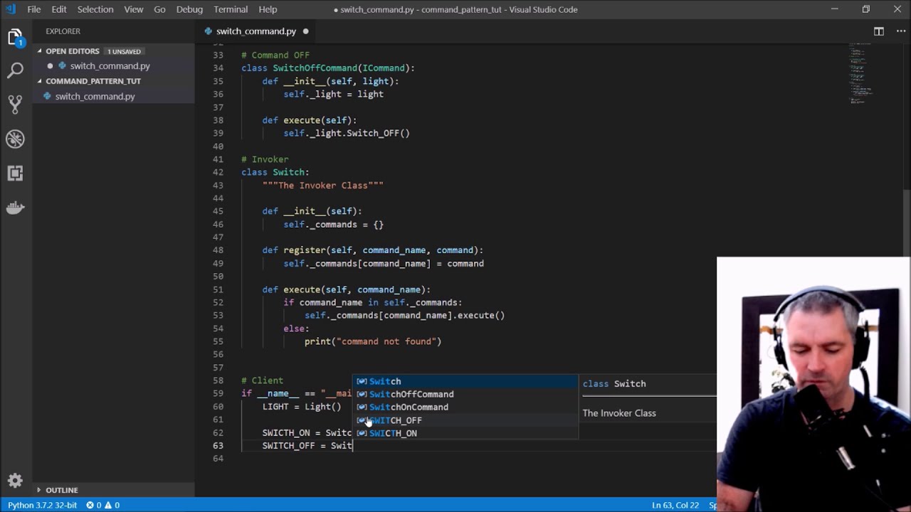 Command Design Pattern In Python