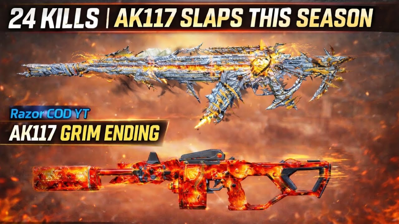 New Update Gameplay! 24 Kills AK117 & Striker Source Code Slaps This Season! CODMOBILE!