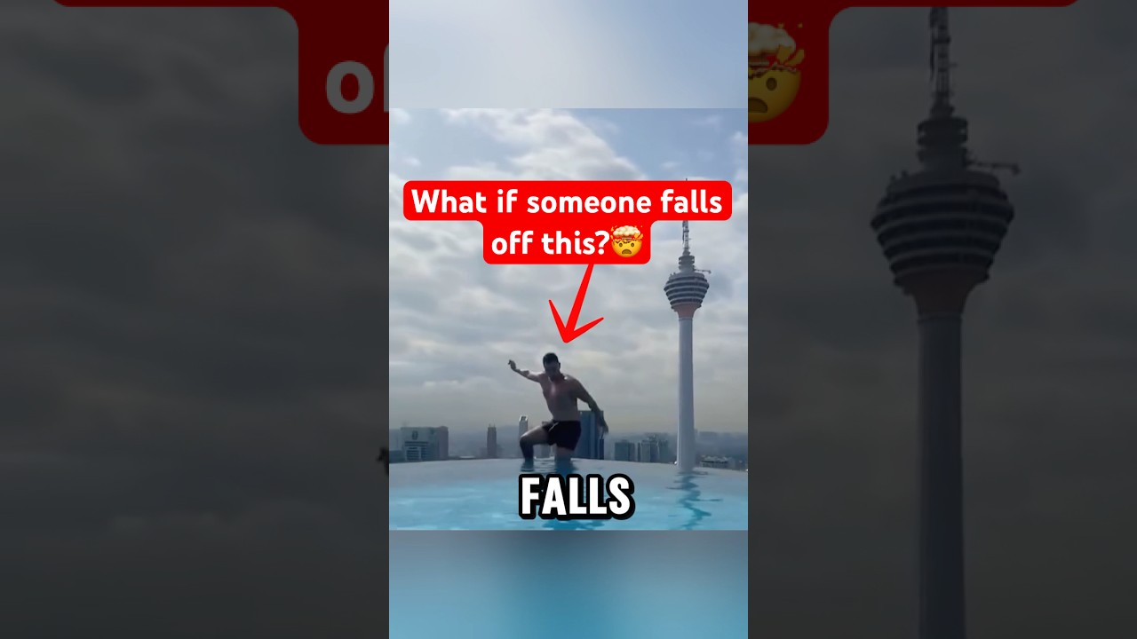 What really happens if you fall from a rooftop infinity pool?