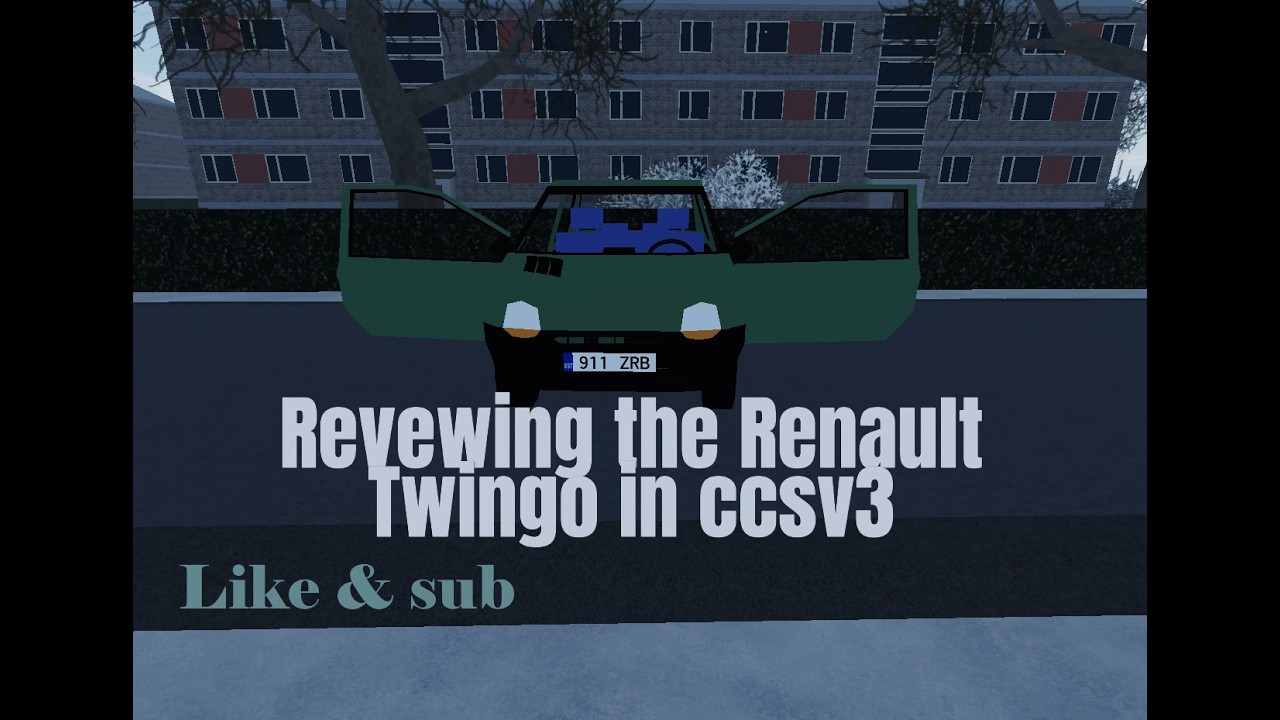 Revewing The Renault Twingo In CCSV3 RBLX!