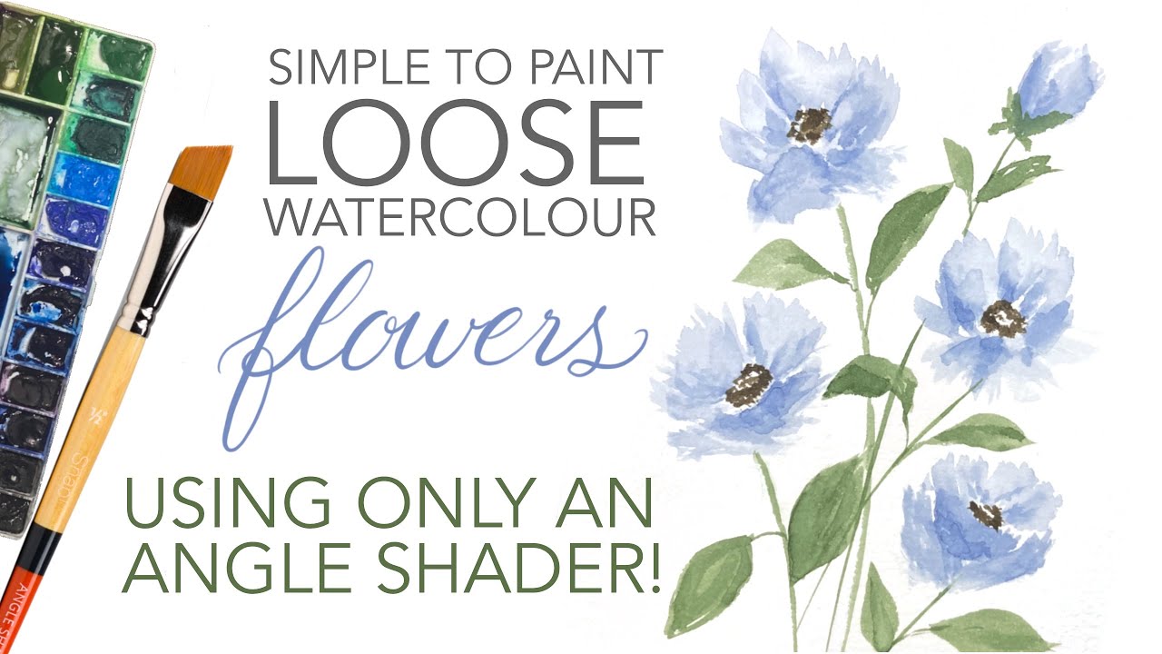 Loose Watercolour Flowers Using Only an Angle Shader!