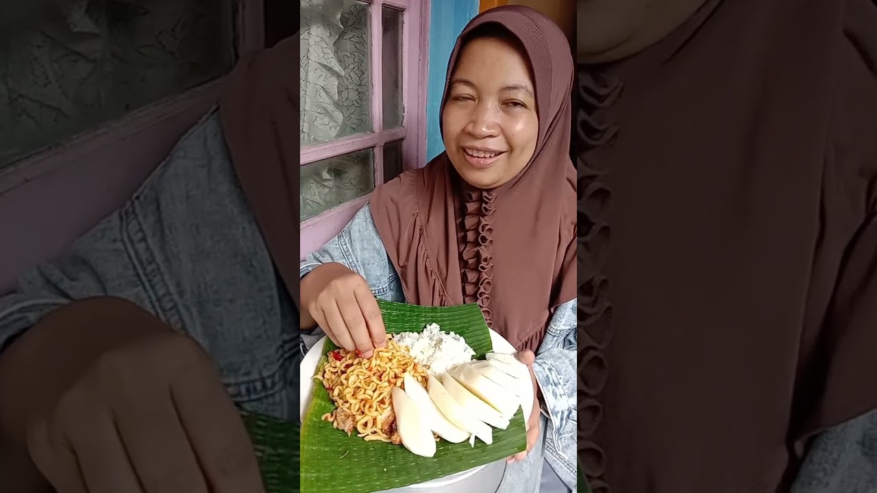 Cooking dan Mukbang mie goreng ikan laut pedes versi bisa di nikmati sekeluarga plus lalapan vaforit