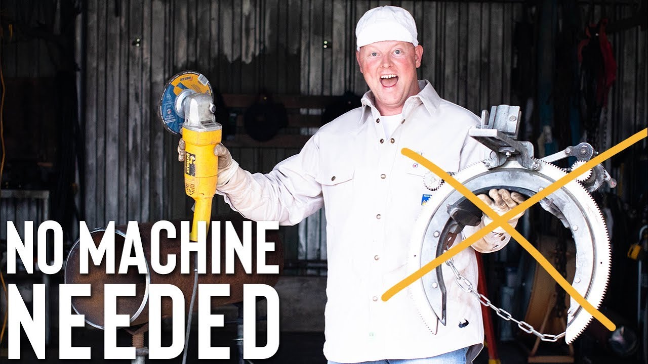 HOW TO BEVEL PIPE WITHOUT A BEVELING MACHINE
