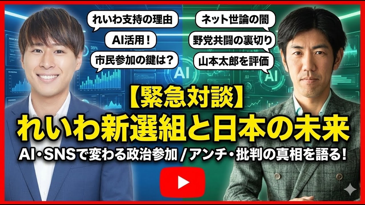 れいわ新選組と山本太郎について元つばさの党「根本りょうすけ」と語る！