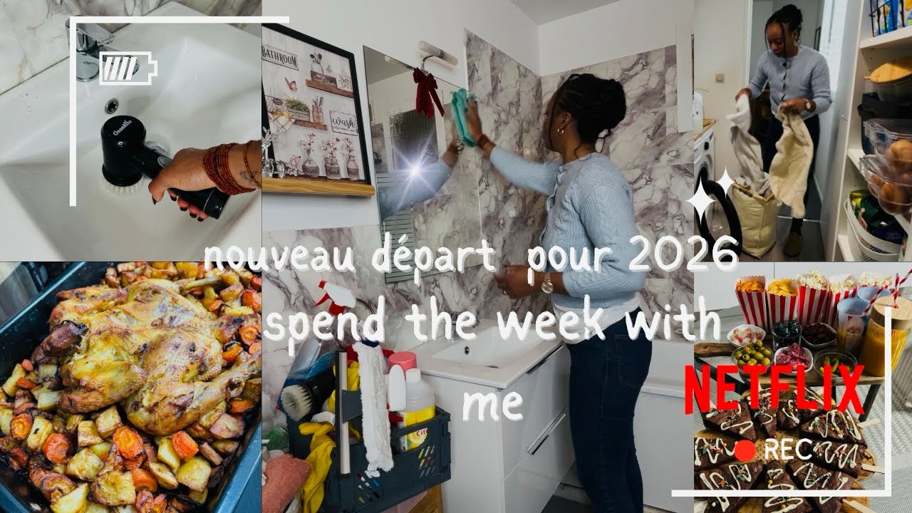 Une semaine productive clean with me !! Motivation & cooking | mom life