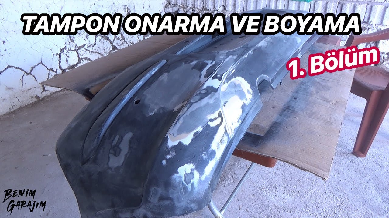 Tampon kırık tamiri Göçük düzeltme ve Boyama nasıl yapılır | 1.Bölüm