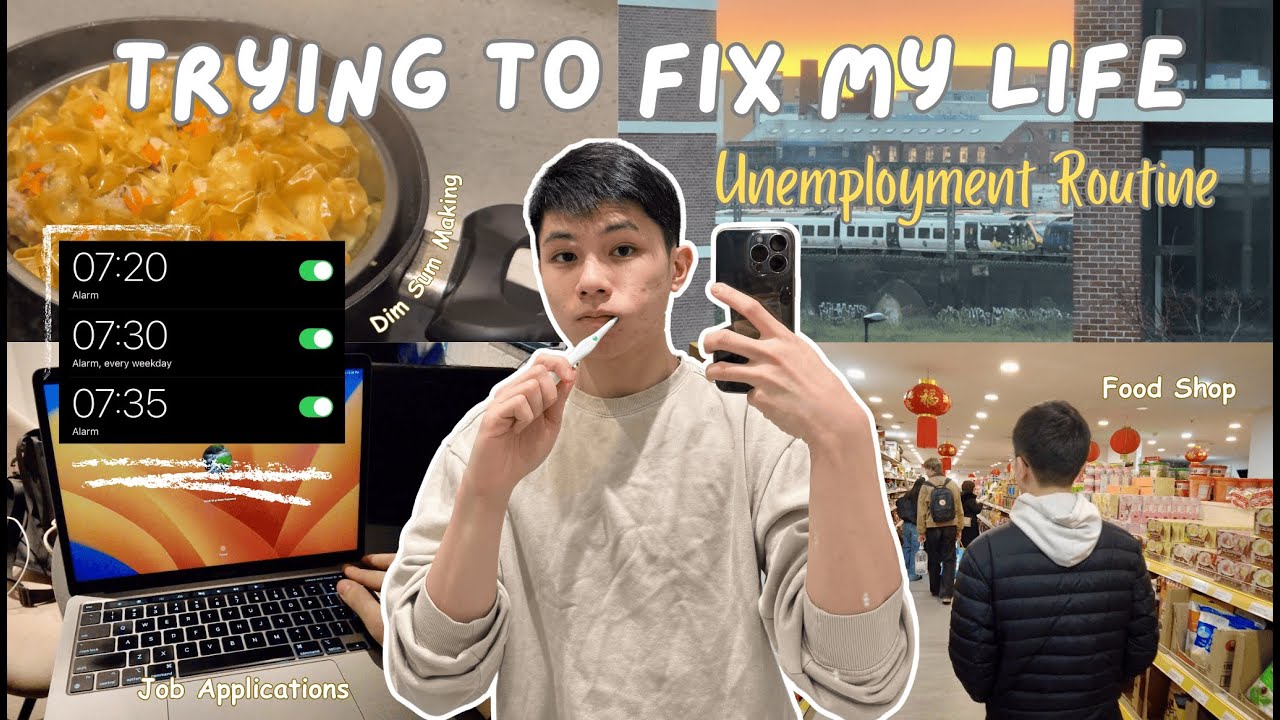 Getting Into a Routine (Kind of) *Unemployed Graduate* Vlog | Job Application, Cooking, Journalling