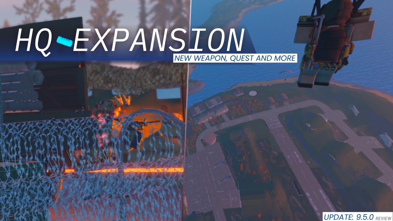 Update 9.5.0: Everything New in HQ - Drones!? Planes!? 1911!? | Blackhawk Rescue Mission 5