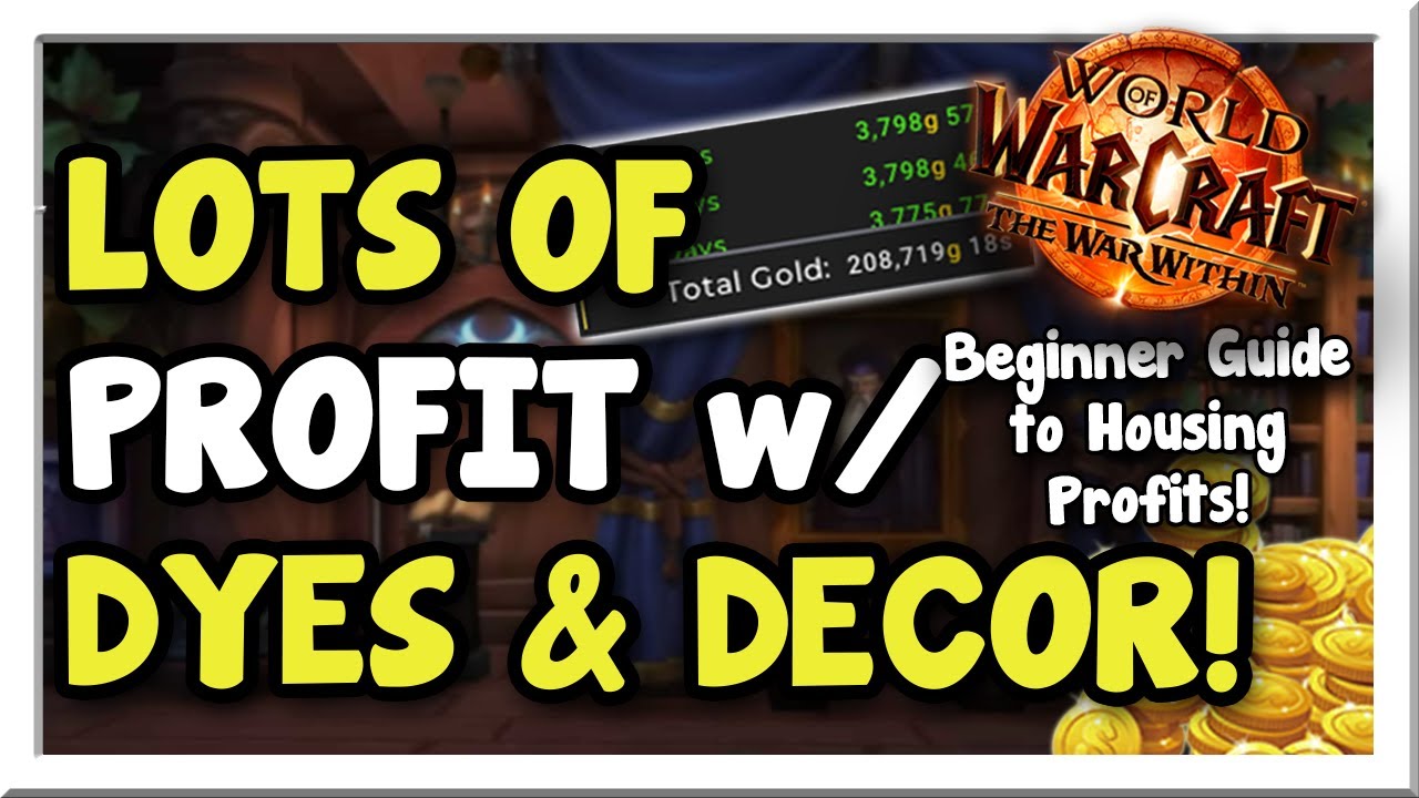 Make 50k+ Profit Easily w/ Player Housing as a Beginner! | The War Within | WoW Gold Making Guide