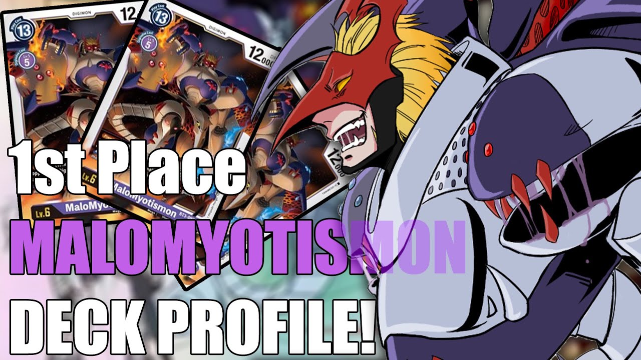 1st Place MaloMyotismon Deck Profile! ft. Blackking95