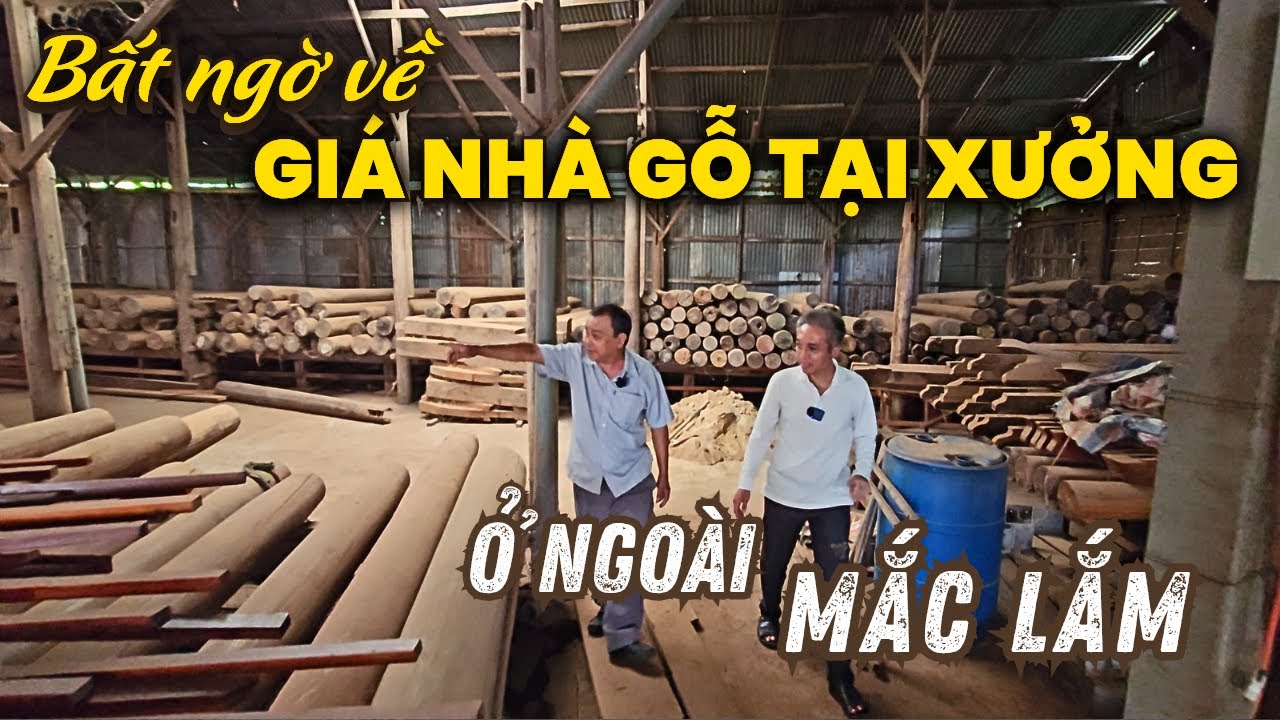 Thợ gỗ 30 năm công khai giá bán nhà gỗ 3 gian 2 chái 24 cột rẻ hơn thị trường 300tr ngay tại xưởng