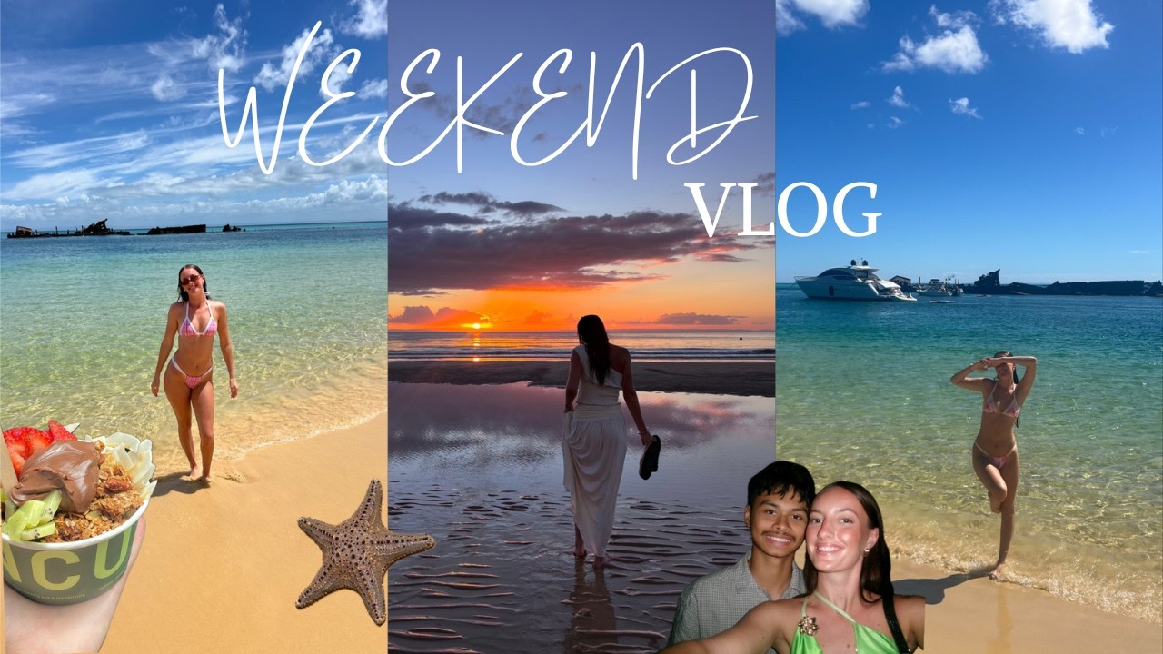 Weekend Vlog: hair appointment, mini vacation, shopping and snorkelling