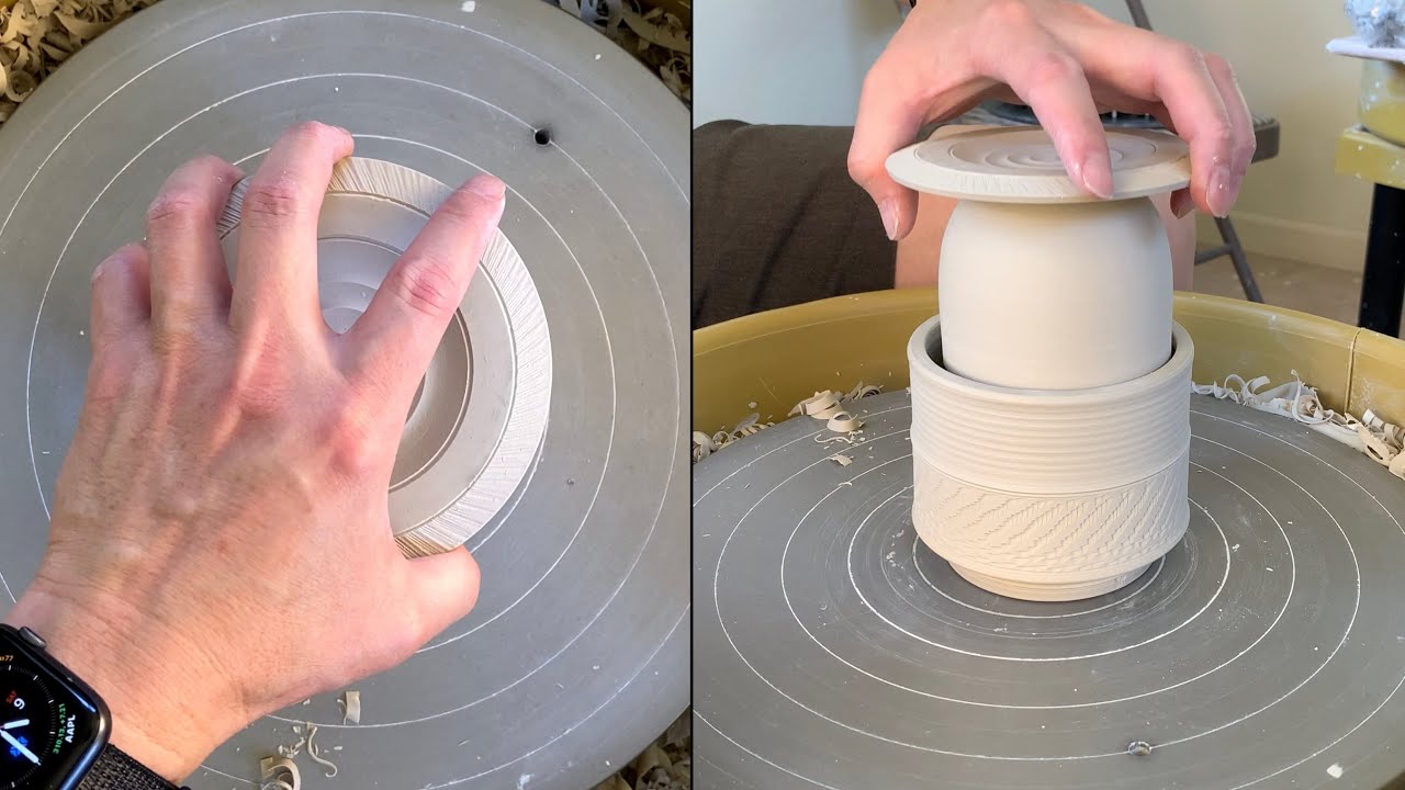 434. Trimming/Fitting a Butter Keeper/Bell/Crock set with Hsin-Chuen Lin 林新春 奶油保鮮盒修坯示範
