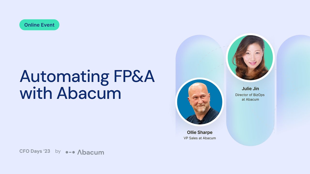 Automating FP&A with Abacum | CFO Days '23