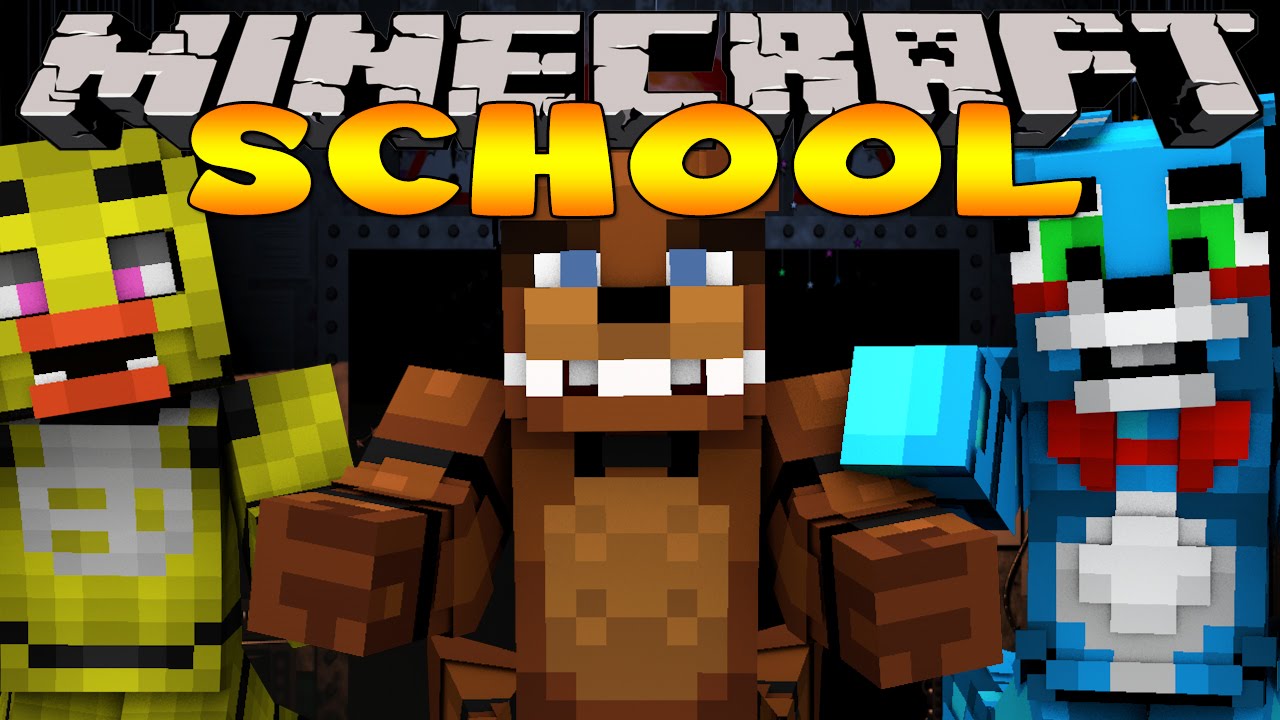 Minecraft School : ПЯТЬ НОЧЕЙ С КОШМАРОМ ФРЕДДИ!