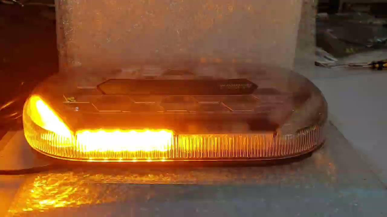 SENTRY Halo Low-Profile Amber SAE ECE LED Warning Lightbar
