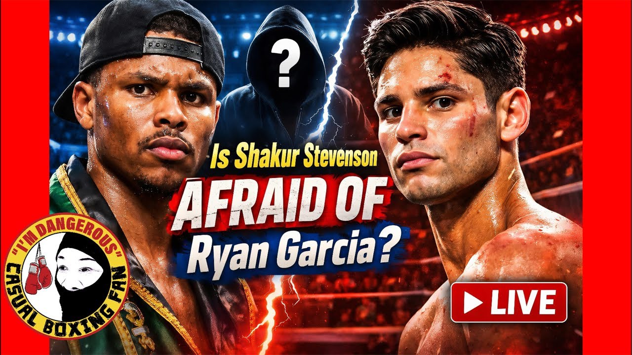 Is Shakur Stevenson Afraid of Ryan Garcia? | Casual Boxing Talk LIVE