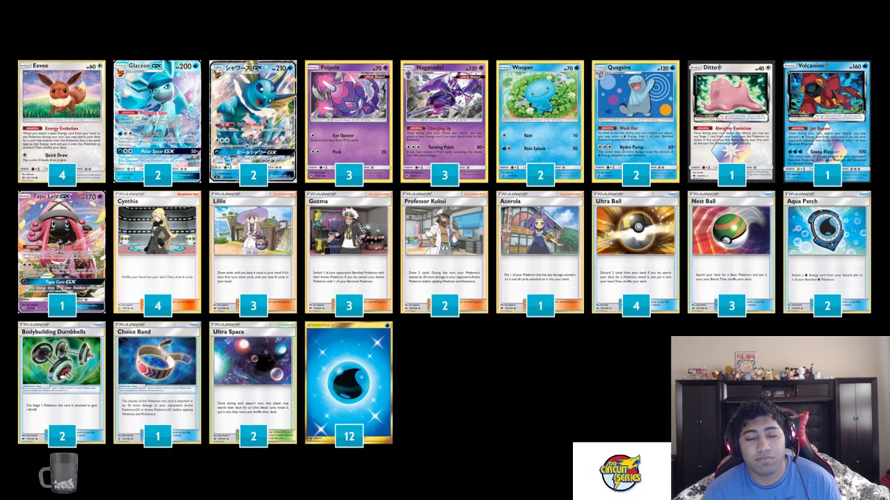 Standard Deck Profile: Glaceon GX/Vaporeon GX/NagQuag w/Team Up