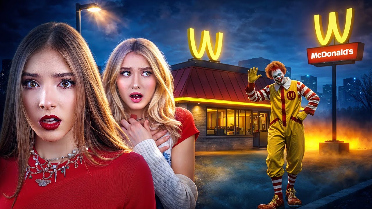 Не Иди в McDonalds в 3 Ночи! Моя Бести Пропала в Кафе с Привидениями