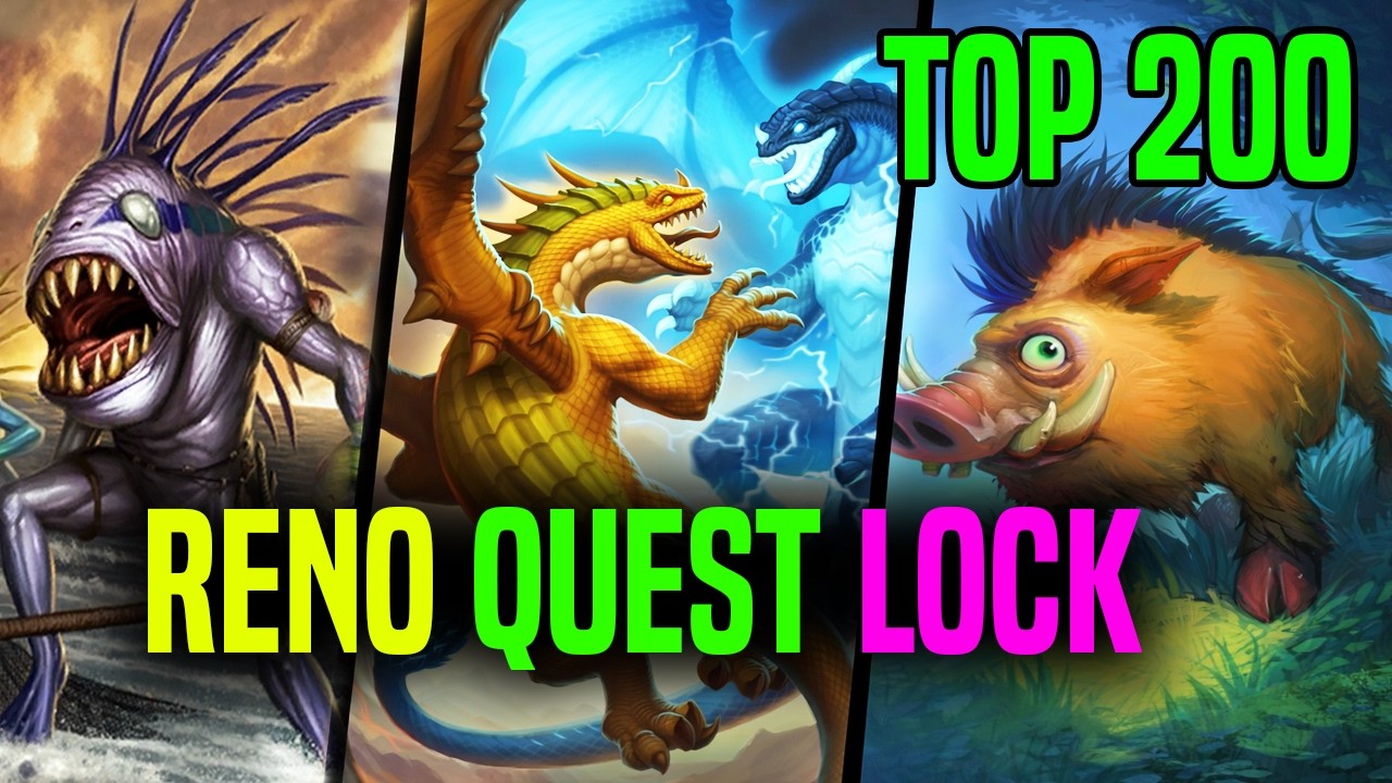 Wild Hearthstone: Top 200 Reno Warlock! l Cataclysm