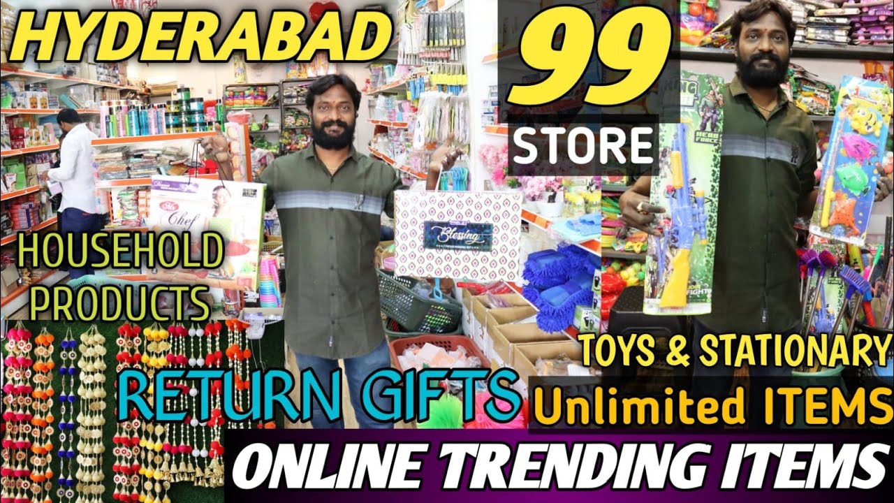 Any item 99//household products kitchen items//return gifts//Svb 99 store in hyderabad