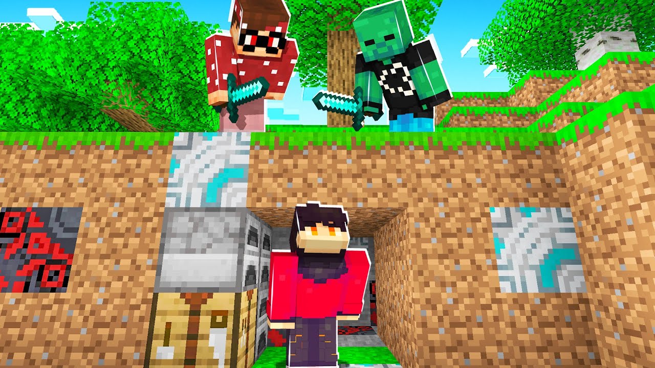 So We Tried Minecraft Manhunt vs RageElixir on the Realms SMP...