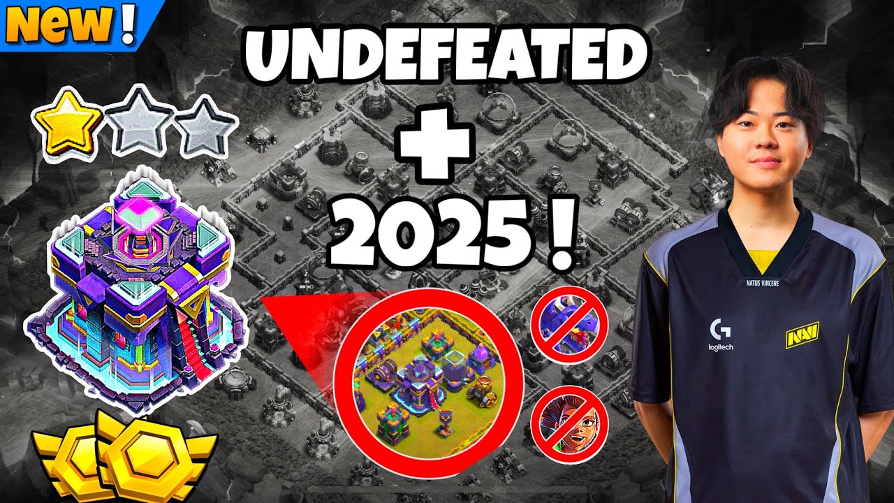 Top 10 TH15 CWL & Legend Bases 2025 | Anti 2 Star War Base Links | COC World Championship