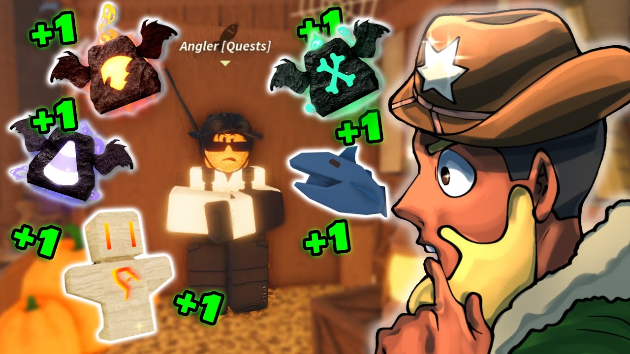 WHAT I GOT FROM 50+ NEW OP ANGLER QUEST In FISCH Roblox...