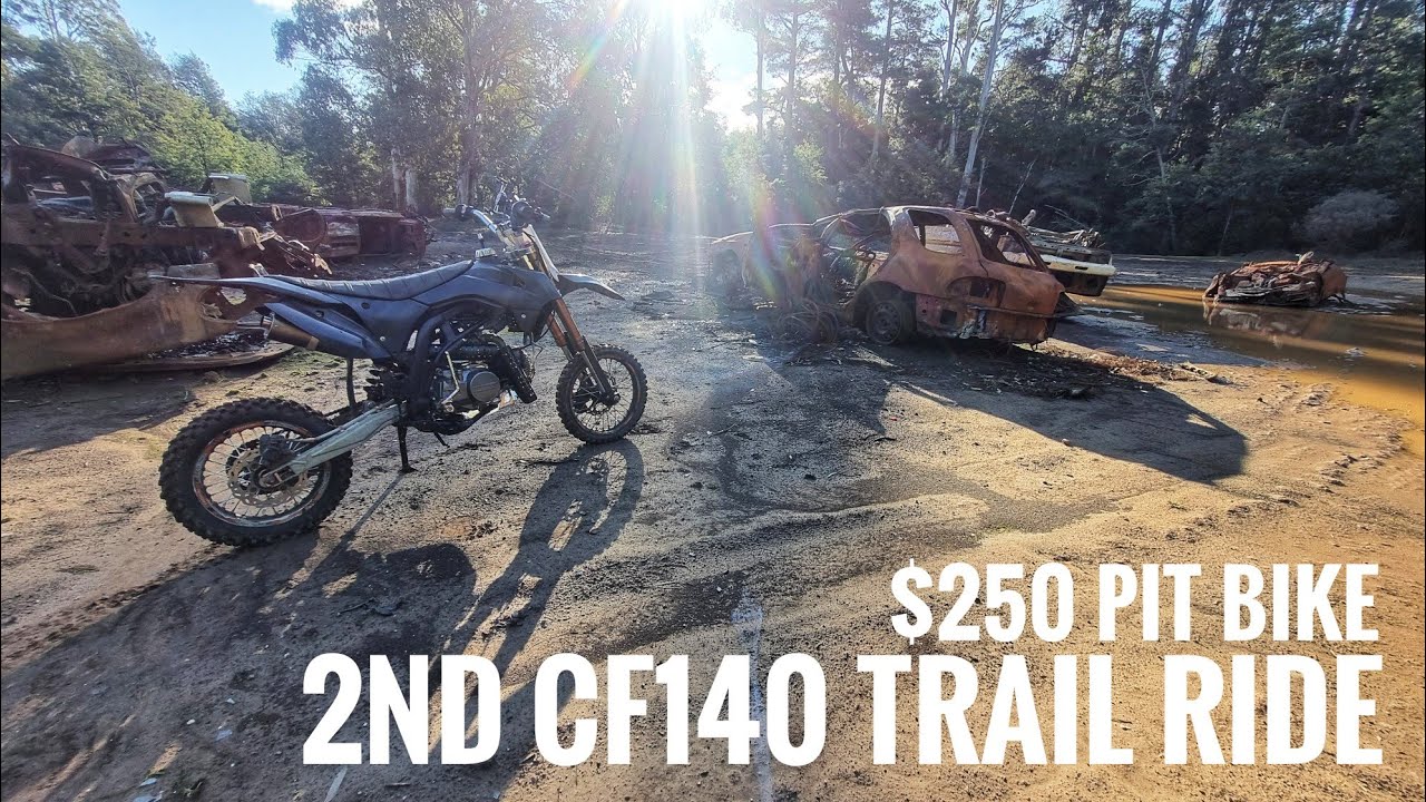 $250 Pit Bike | 2nd Ride on Crossfire CF140 Pit Bike | Gog Range Forestry Area Tasmania