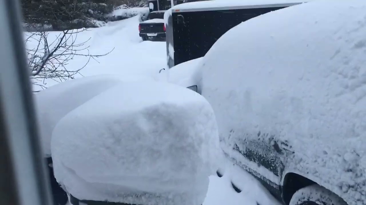 We beat the blizzard of 78 snow fall !!