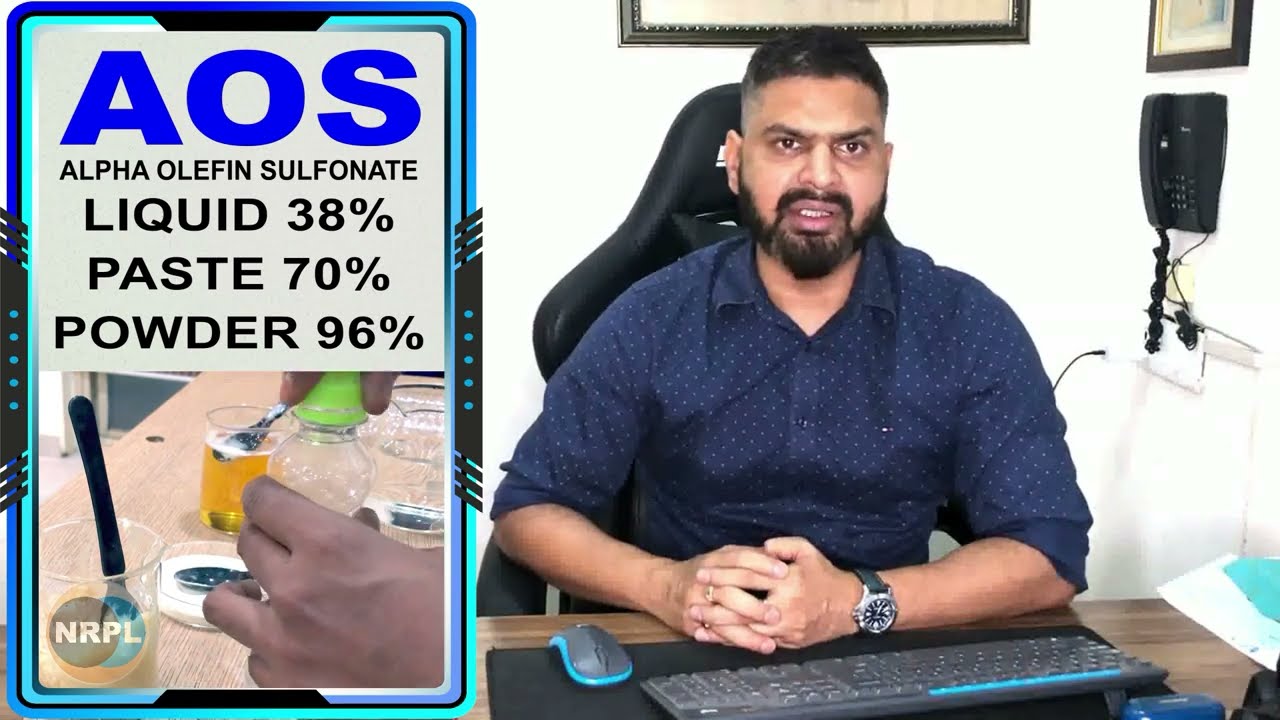 Basics of Detergent Chemicals AOS Liquid