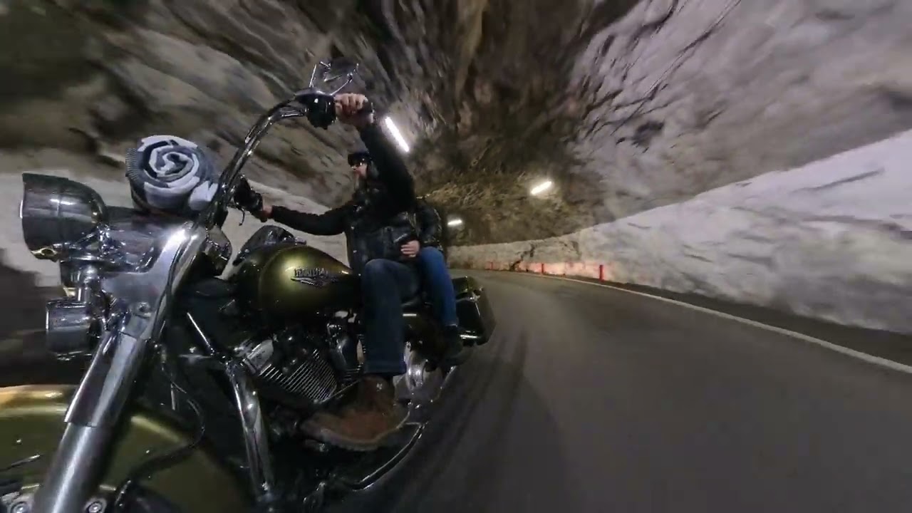 Mit der Harley über die Nockalmstrasse...
