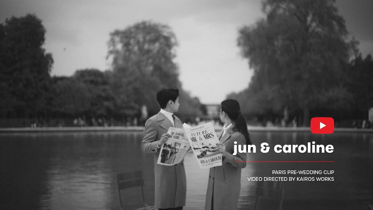 Jun & Caroline's Paris Pre-wedding Clip | Kairos Works Photography