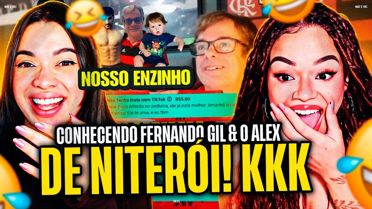 ALEX DE NITEROI ACABOU COM A LIVE! FERNANDO GIL FICOU MUITO IRRITADO! | Nat e Vic MV [REACT]