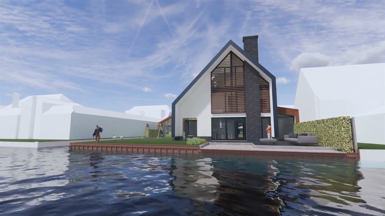Moderne schuurwoningen en boerderij op Noordererf te Bodegraven - Toba architecten