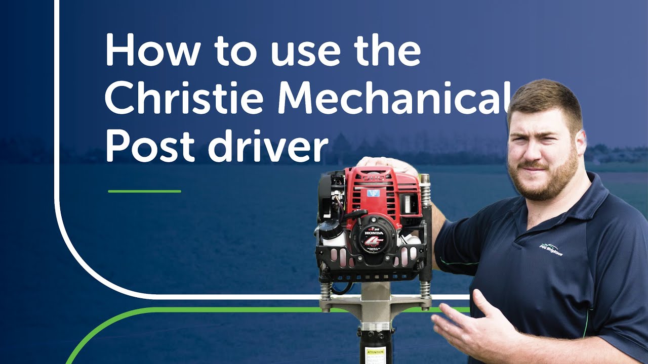 Christie Engineering Post Driver Showcase | PGG Wrightson