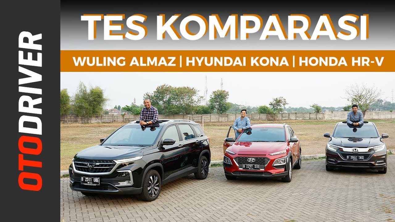 Wuling Almaz VS Hyundai Kona VS Honda HR-V 2019 | Review Indonesia | OtoDriver