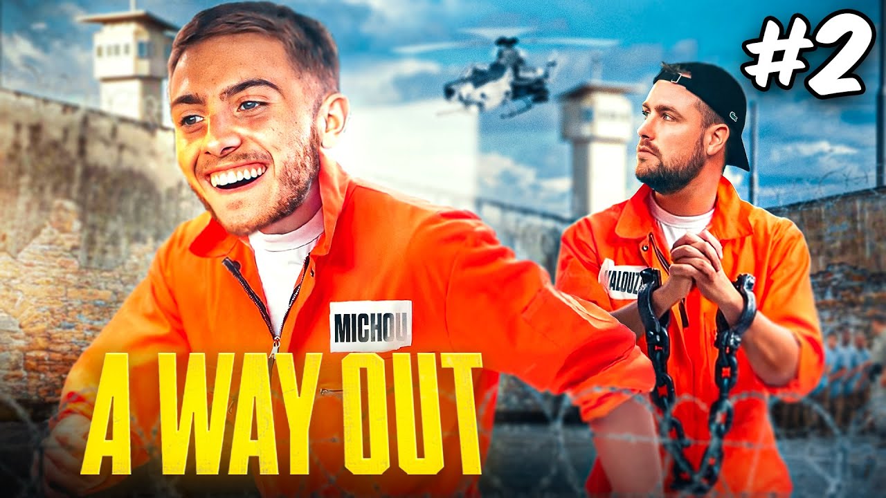 ON A QUITTÉ LA PRISON, LA POLICE NOUS POURCHASSE AVEC VALOUZZ ! (A Way Out #2)