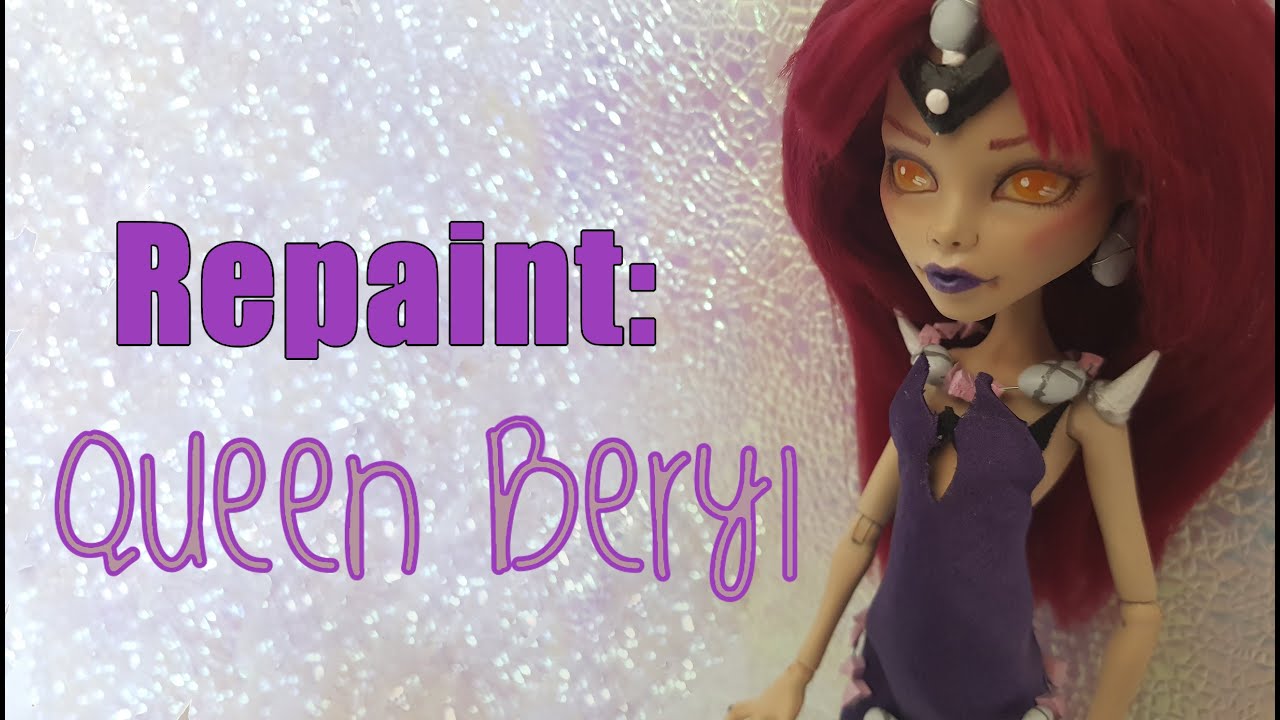 Repaint: Queen Beryl (Sailor Moon) - Custom OOAK doll
