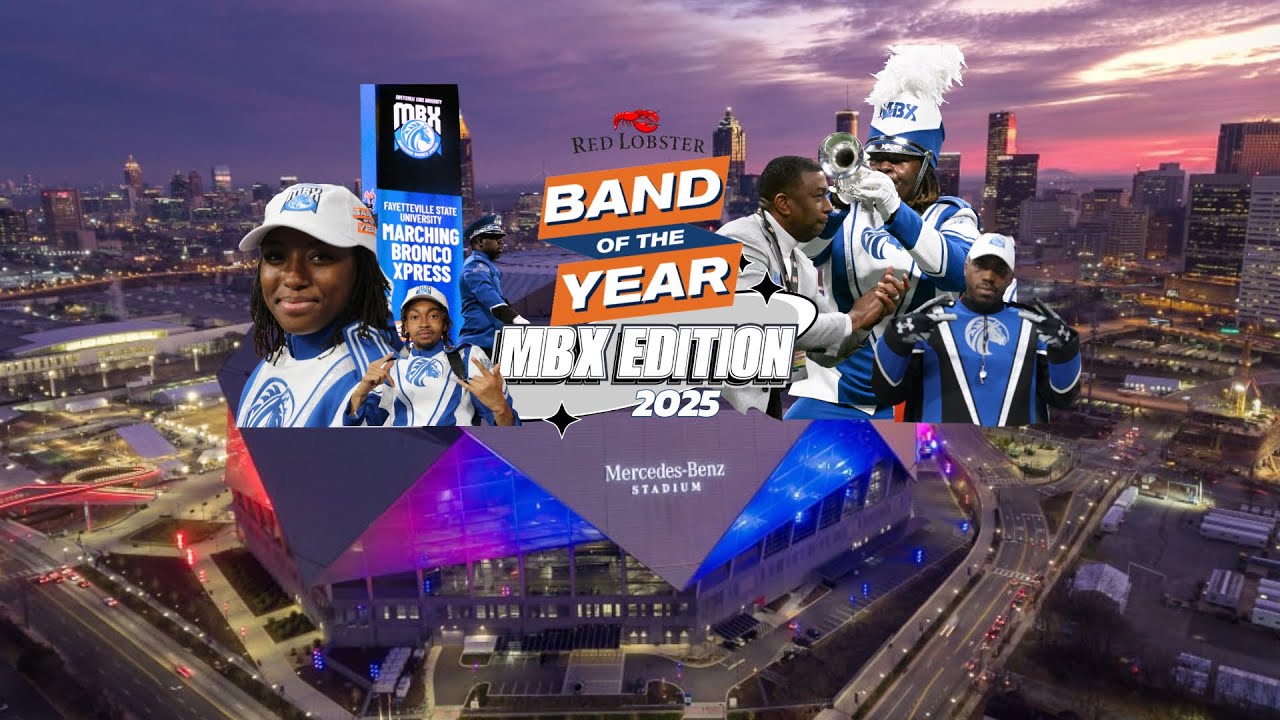 Red Lobster ESPN Band Of The Year Show-Fayetteville State University Marching Bronco Xpress 🔥🎟️