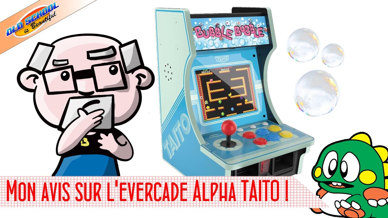 Evercade Alpha Taito : mon test et mon avis sur la nouvelle mini-borne.