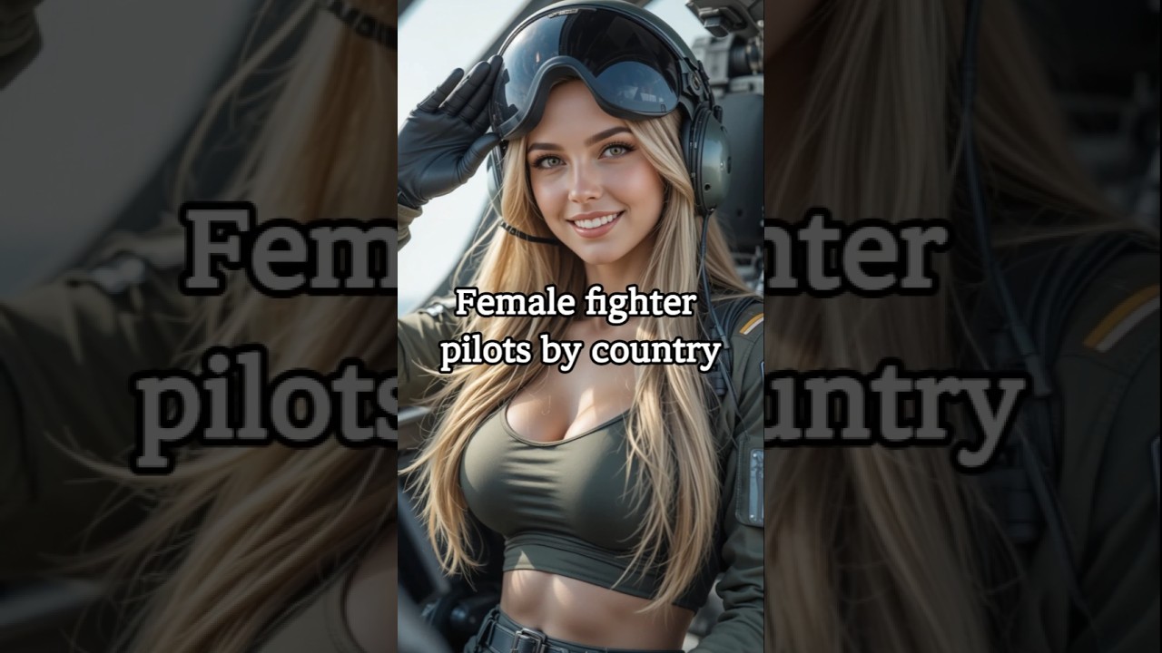 Female fighter pilots by country 