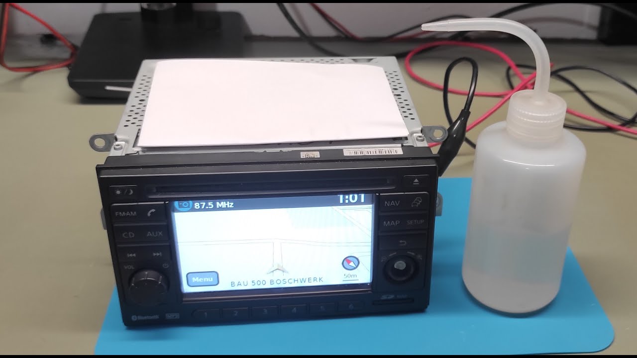 Radio/Nawigacja LCN Nissan Qashqai - Odczyt kodu/reset błędnych wpisów. Przy pomocy Martech.
