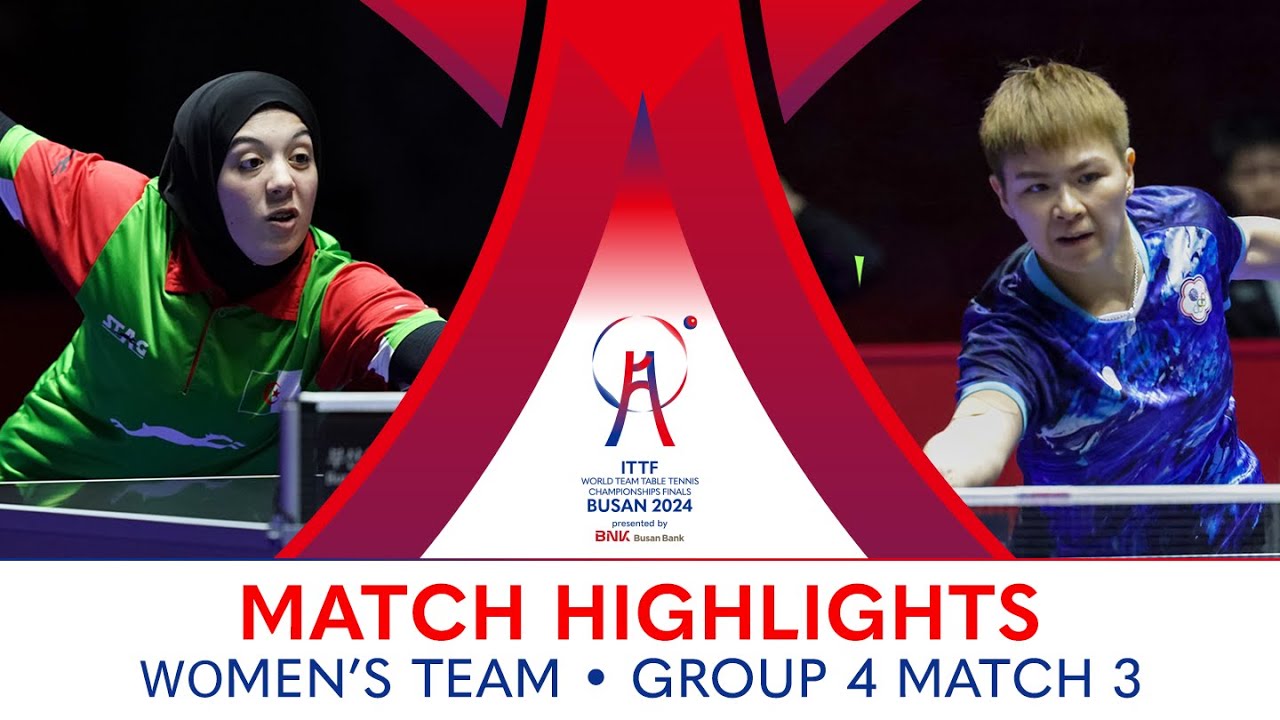 Amina Kesaci (ALG) vs Chen Szu-Yu (TPE) | WT G4 - Match 3 | #ITTFWorlds2024