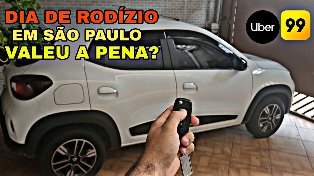 🔴✅️ DIA DE RODÍZIO EM SÃO PAULO - VALE A PENA TRABALHAR OU FOLGAR? #uber #99pop