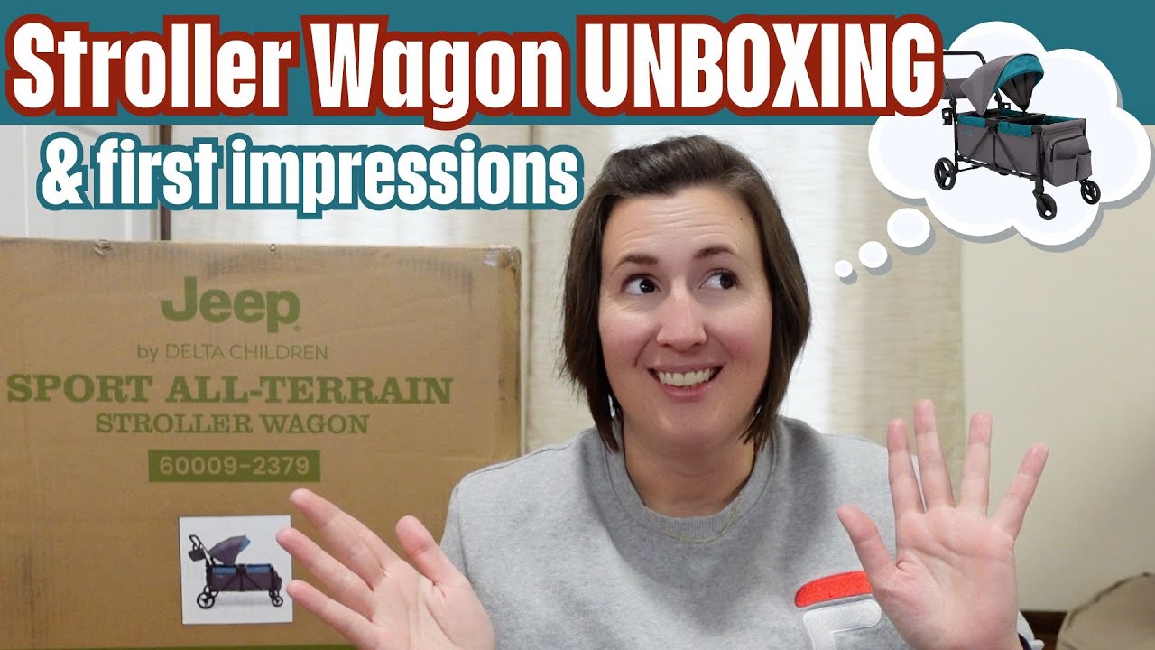 Jeep Wagon Stroller Unboxing & First Impressions | Best Stroller Wagon for Families?