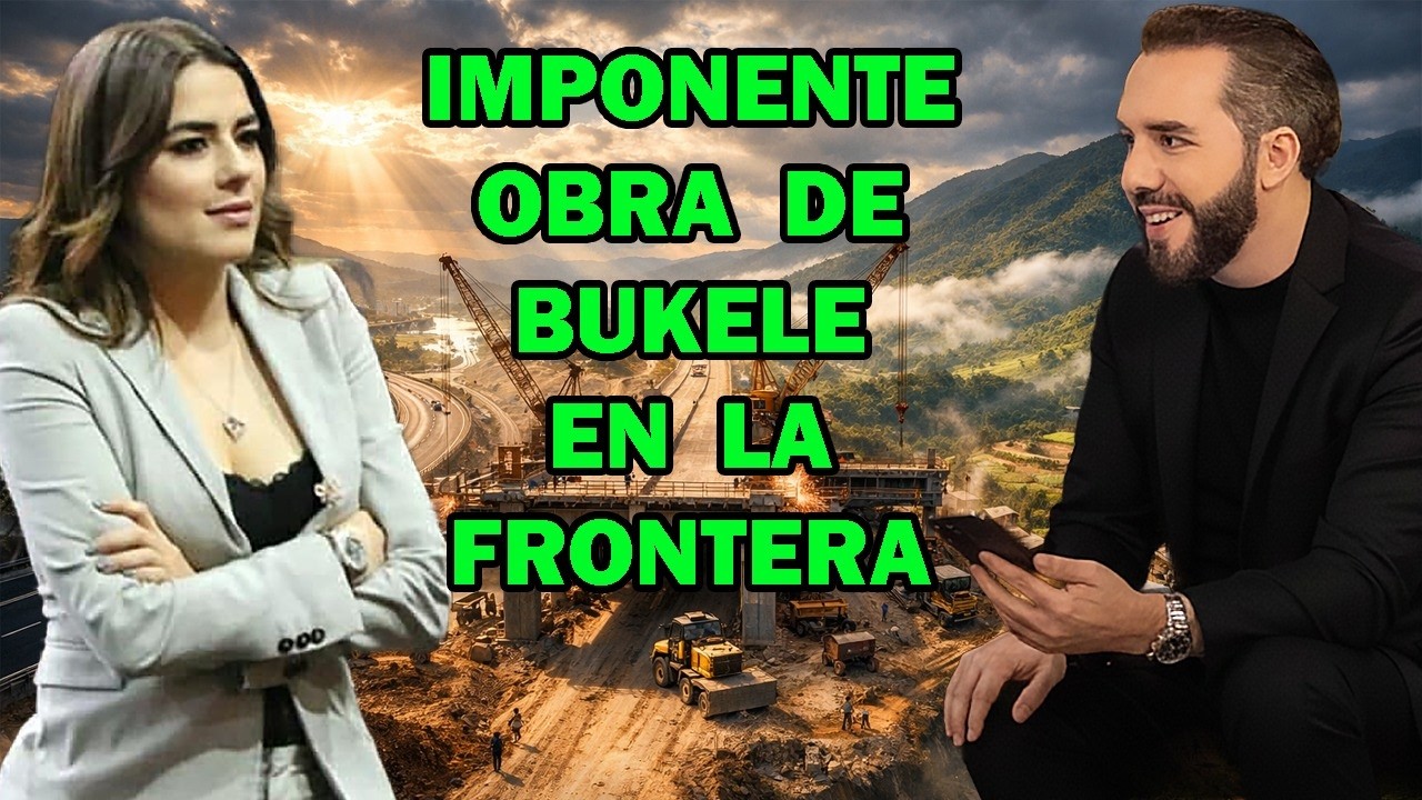Impresionante obra de Bukele en la frontera con Guatemala